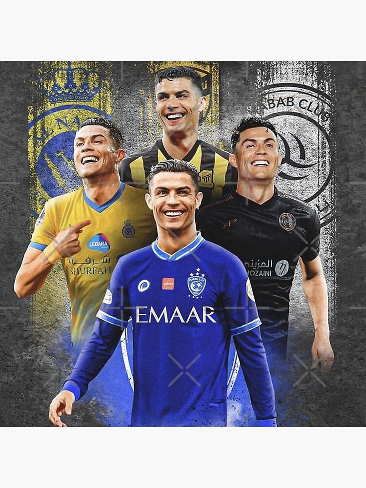 Cristiano Ronaldo Al-Nassr Football Club رونالدو نادي النصر السعودي Kids T- Shirt for Sale by Sid-B