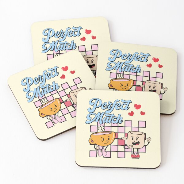 Item preview, Perfect match valentine cute retro vintage Valentine design designed and sold by ArtfulGiftShop.