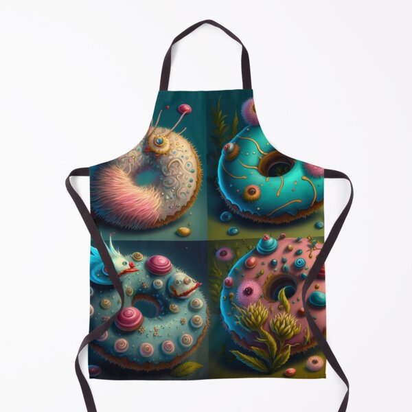 Item preview, Botanical Donuts in pinks and greens designed and sold by artfullyprompt.