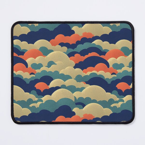 Item preview, Colorful Clouds with Retro Colors designed and sold by Fragpop.