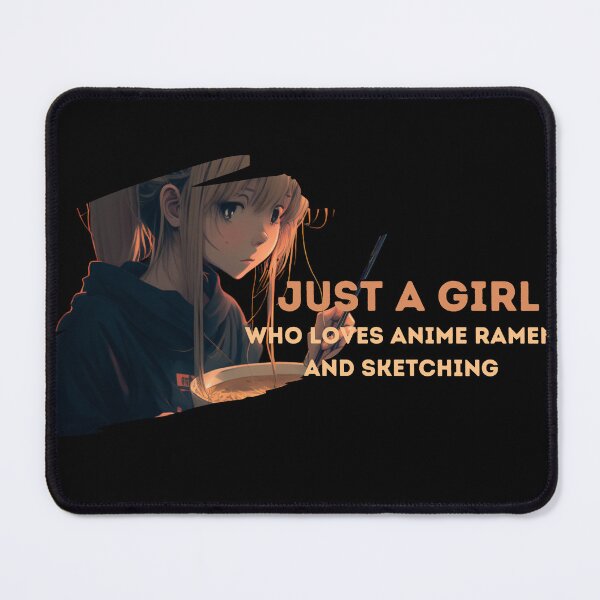 Item preview, Just A Girl Who Loves Anime Ramen And Sketching Japan Anime designed and sold by senouz.