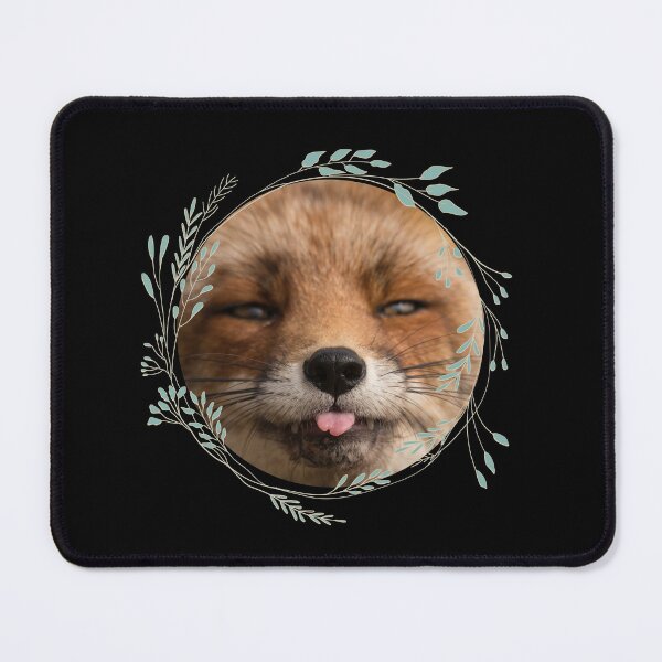 Item preview, Fox and Floral Watercolor, Funny Red Fox Face, Cute Red Fox Cub, Foxcub designed and sold by Flowerartlovers.