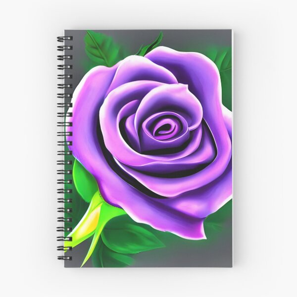 Item preview, Purple rose flower artwork designed and sold by gramizzia.
