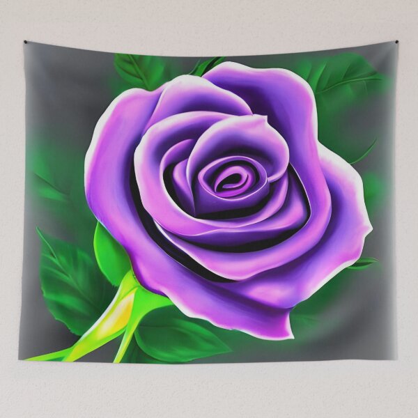 Item preview, Purple rose flower artwork designed and sold by gramizzia.