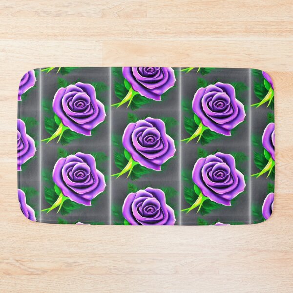 Item preview, Purple rose flower artwork designed and sold by gramizzia.