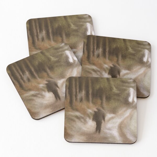 Item preview, MAN WALKING IN THE FOREST designed and sold by LEOEXPRESS.