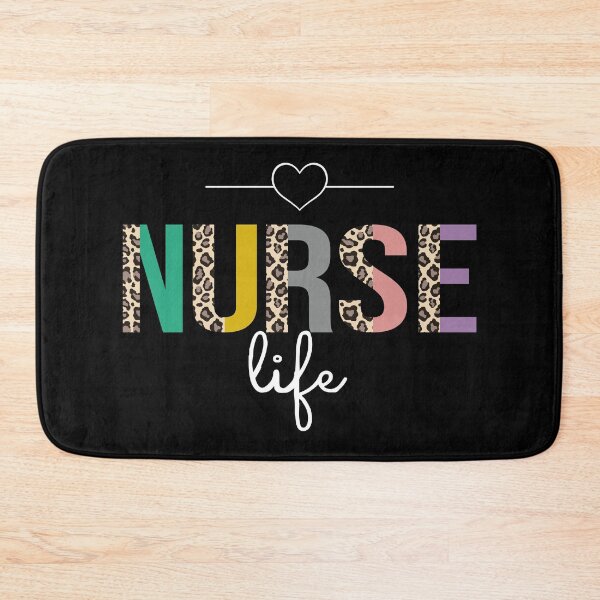 Item preview, Valentines Heart Leopard Letter Cute Nurse Life designed and sold by xteamdesign.