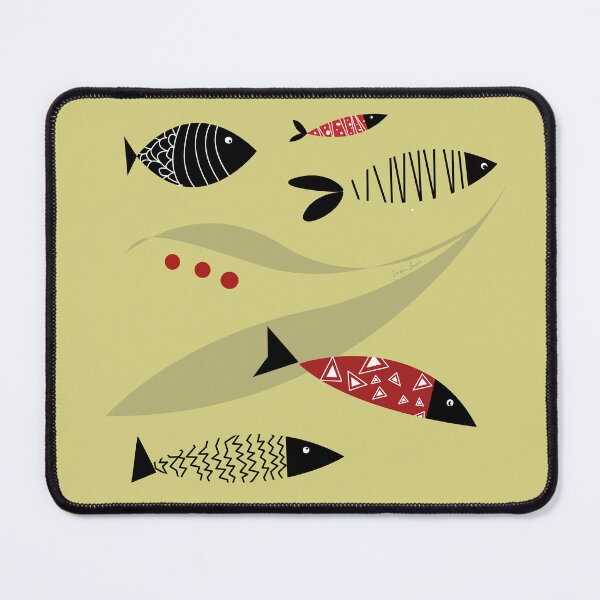 Item preview, Retro 50’s ocean scene for wild open water swimmers, deep sea divers. Caroline Laursen Original designed and sold by Caroline Laursen.