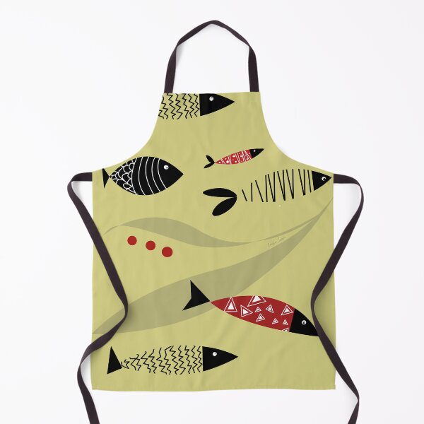 Item preview, Retro 50’s ocean scene for wild open water swimmers, deep sea divers. Caroline Laursen Original designed and sold by Caroline Laursen.