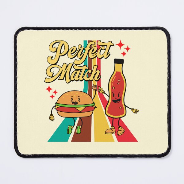 Item preview, Perfect match valentine cute retro vintage Valentine design designed and sold by ArtfulGiftShop.
