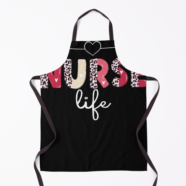 Item preview, Valentines Heart Leopard Letter Cute Nurse Life designed and sold by xteamdesign.
