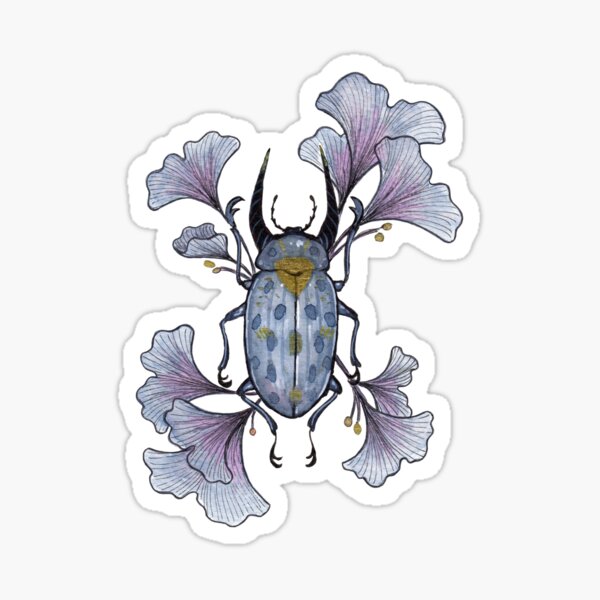 Ginkgo (Light Background) Sticker