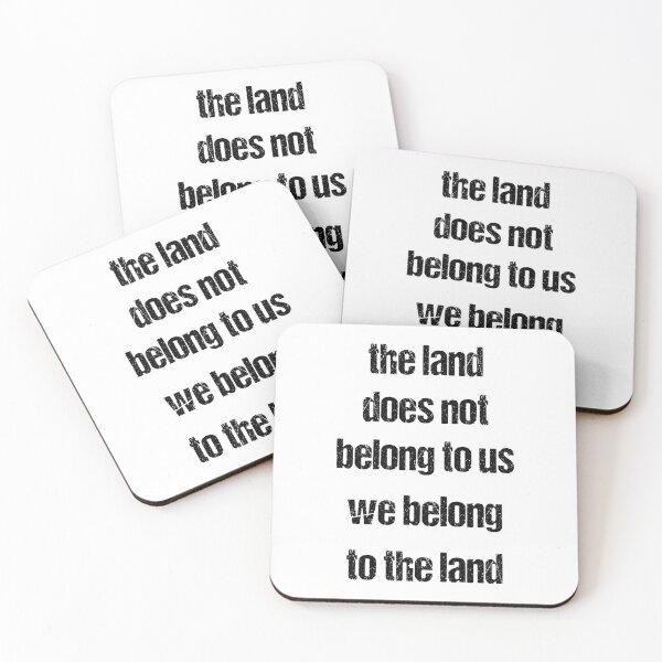 Item preview, the land does not belong to us we belong to the land  designed and sold by saidox.