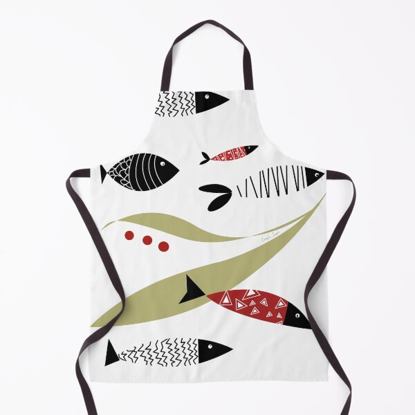 Item preview, Retro 50’s ocean scene for wild open water swimmers, deep sea divers. Caroline Laursen Original designed and sold by Caroline Laursen.
