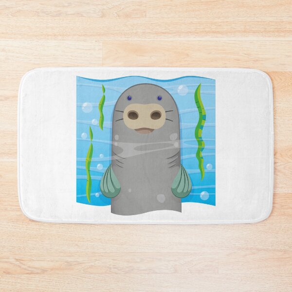Item preview, Nature aquatic mammal manatee, dugong. Ideal for educational and institutional materials designed and sold by LucianoCosmo.