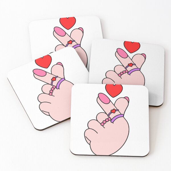Item preview, heart between two fingers designed and sold by FatiZara.
