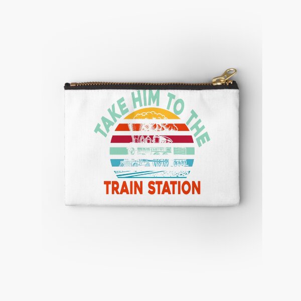 Item preview, Take Him To The Train Station , Train Quote, Yellow train, cool train, funny station designed and sold by stapodstore.