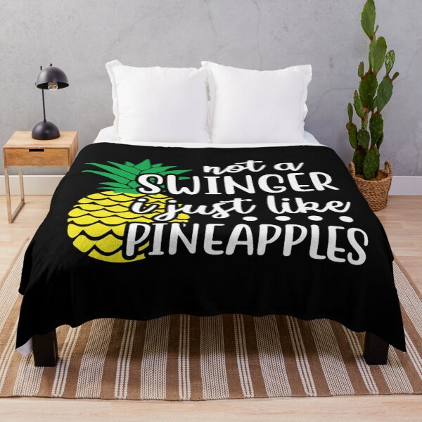 Item preview, Not a Swinger I just like Pineapples Funny Quote designed and sold by Jovu.