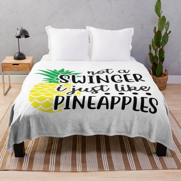 Item preview, Not a Swinger I just like Pineapples Funny Quote designed and sold by Jovu.
