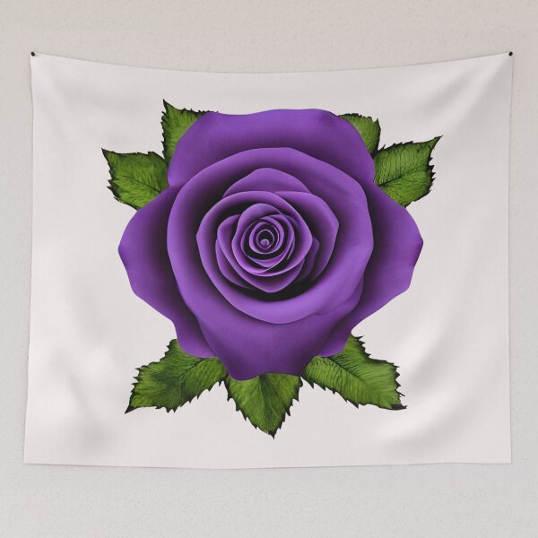 Item preview, Purple rose flower artwork designed and sold by gramizzia.