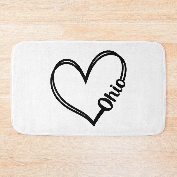 Item preview, Heart Ohio Line Art designed and sold by mrtraz.