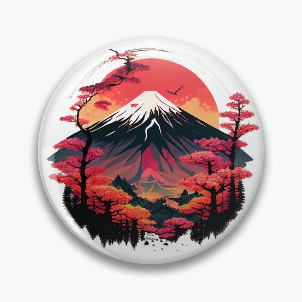 Item preview, Mount Fuji in Bloom designed and sold by LukeAiWalker.