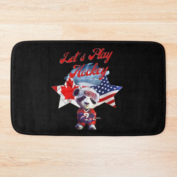Item preview, an art picture of a panda playing ice hockey designed and sold by Animal world designs.