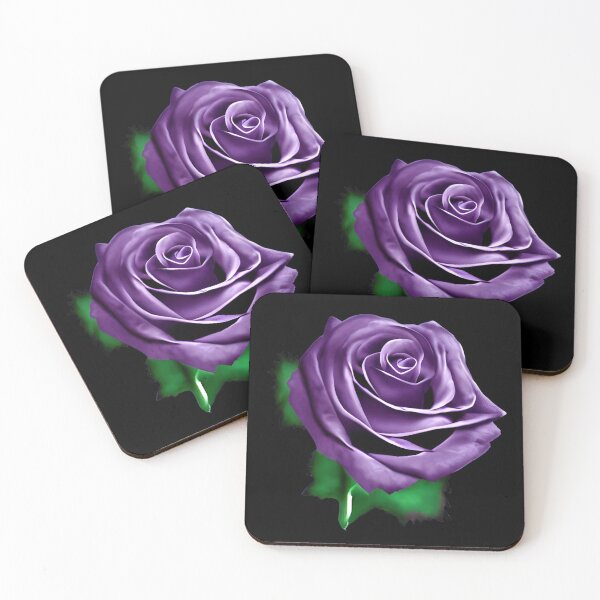 Item preview, Purple rose flower artwork designed and sold by gramizzia.