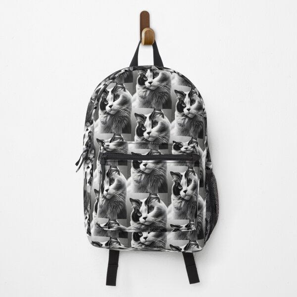Item preview, Black and White Cat - Modern Digital Art designed and sold by Ai-michiart.