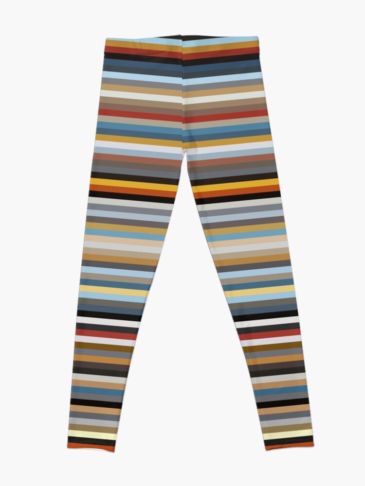 Alternate view of Nordic Stripes Horizontal Pattern Leggings