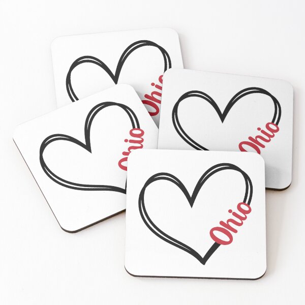 Item preview, Heart Ohio Line Art designed and sold by mrtraz.