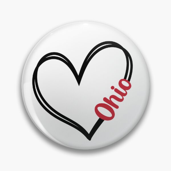 Item preview, Heart Ohio Line Art designed and sold by mrtraz.