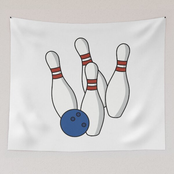Item preview, Bowling Ball and Pins designed and sold by murialbezanson.