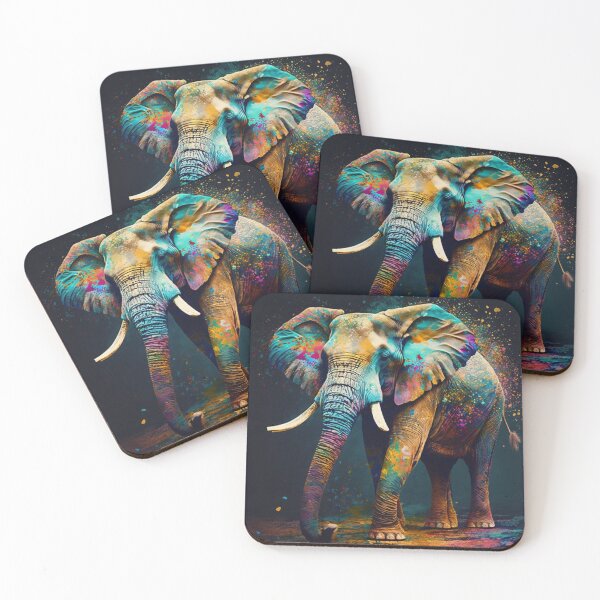 Item preview, Colorful Elephant designed and sold by ArtElephant.