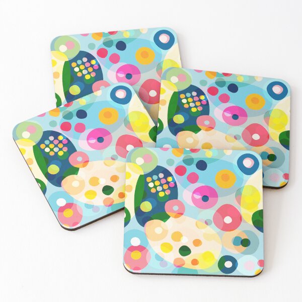 Item preview, Pattern of Colorfull Circles and Dots designed and sold by blackdogshop.