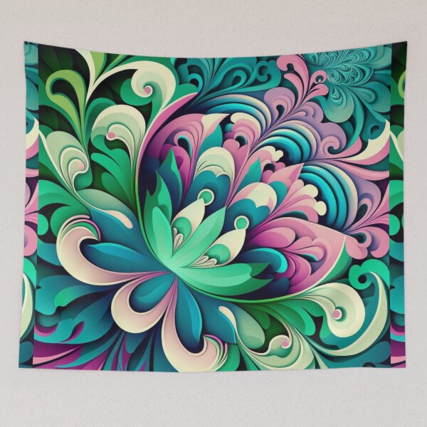 Item preview, Beautiful pattern of pastel shapes in pink, blue and green. designed and sold by liana campbell.