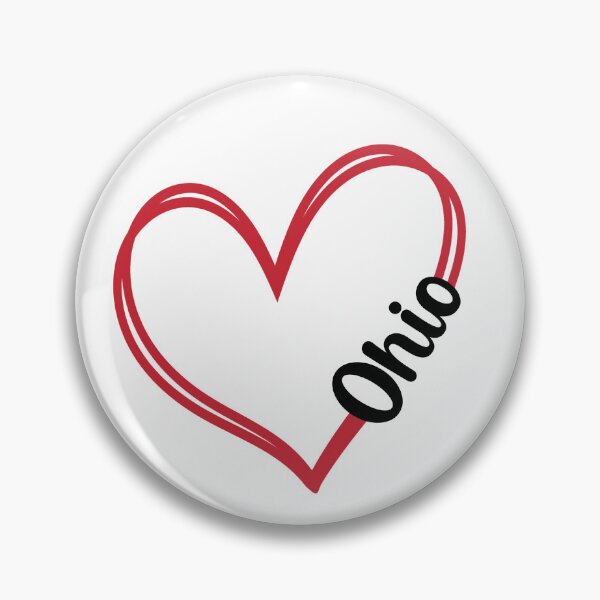 Item preview, Heart Ohio Line Art designed and sold by mrtraz.