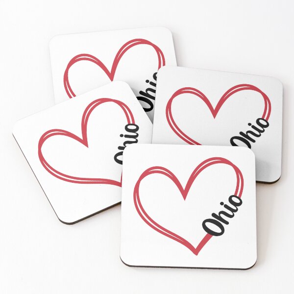 Item preview, Heart Ohio Line Art designed and sold by mrtraz.