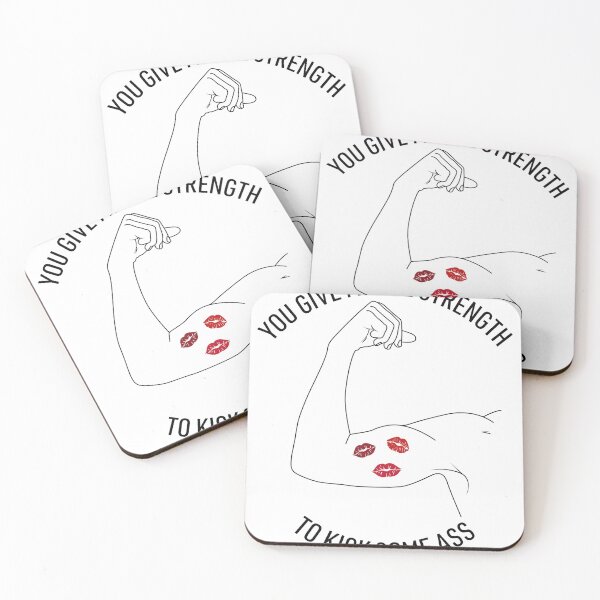 Item preview, "You give me the strength to kick some ass" Jo Deluca's Arm with kisses, A league of their own designed and sold by EloFrosty.