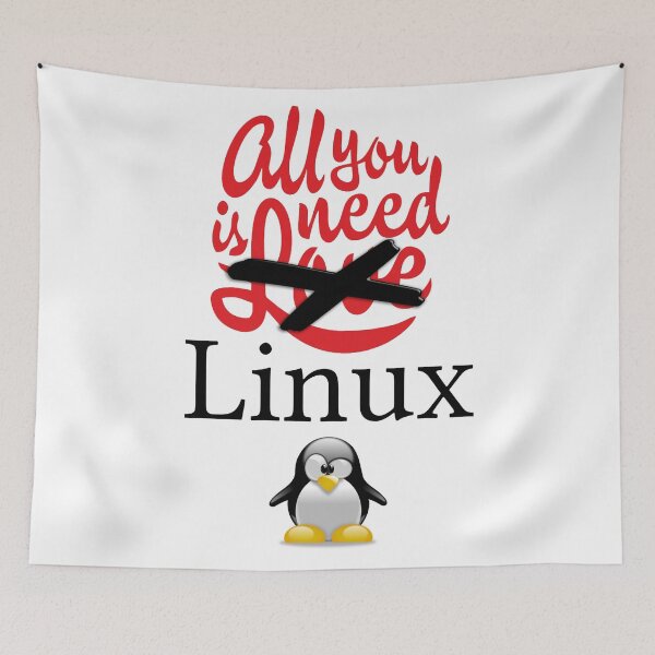 Item preview, Geek Nerd - All you need is linux love designed and sold by Nyki Draw.