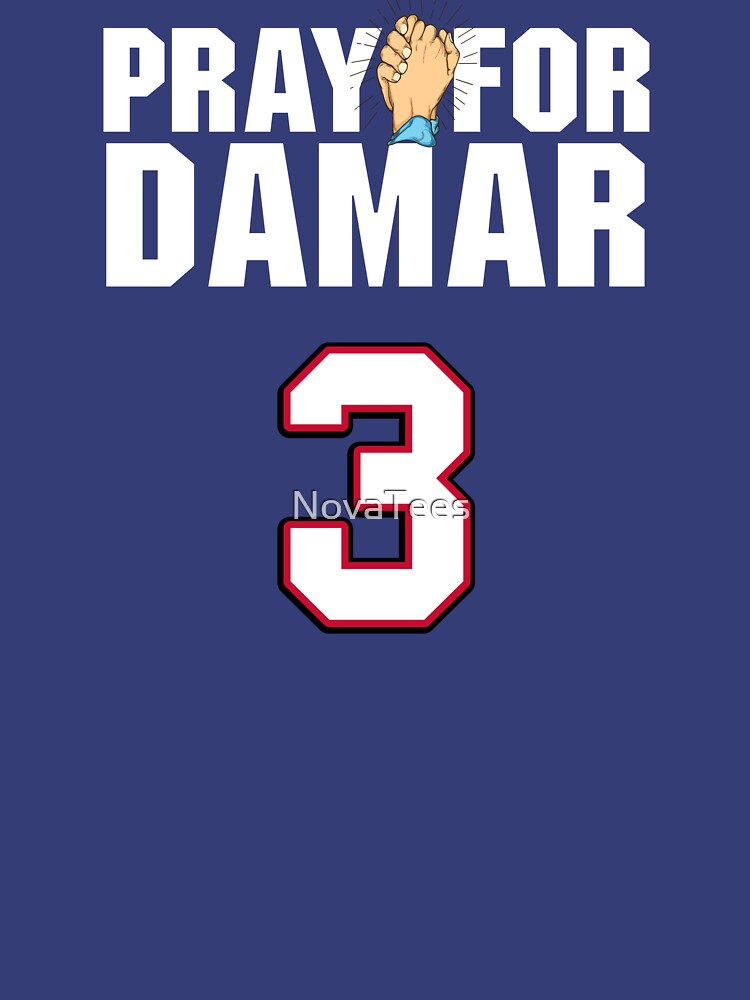 Pray For Damar Hamlin Tee Trending Shirt - Teeholly