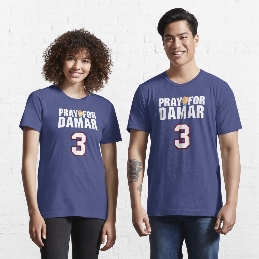 Damar Hamlin 3 Shirt, Pray For DH3 T-Shirt Limited