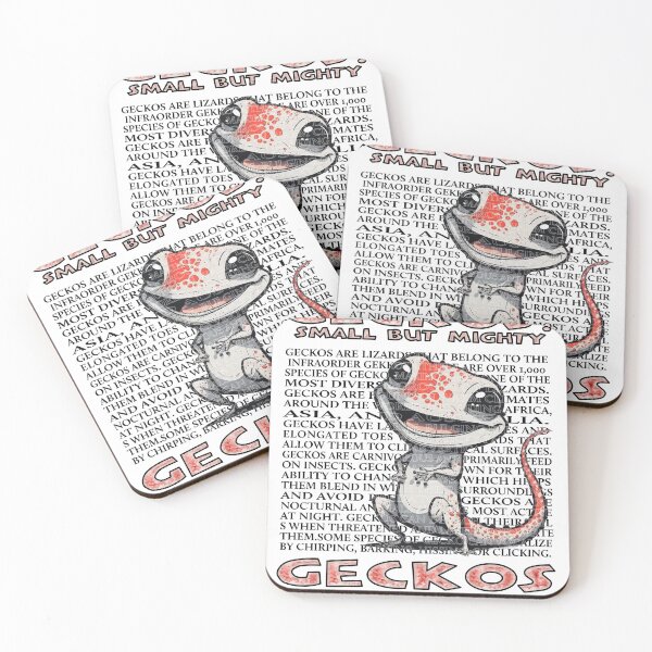 Item preview, geckos small but mighty designed and sold by diixtarshop.