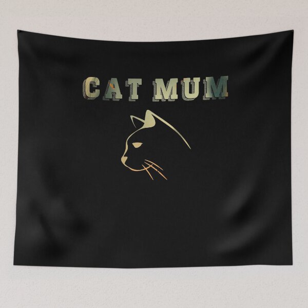 Item preview, Cool Cat Mum Portrait designed and sold by PetSafari.
