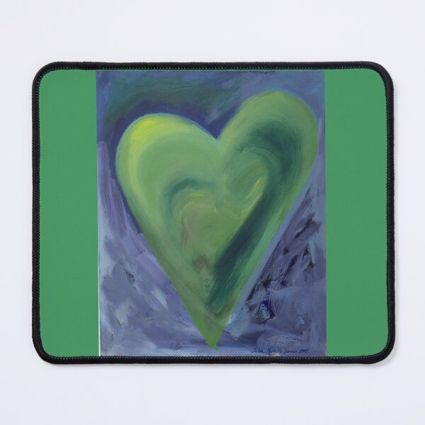 Item preview, Hearts on Fire - Green Heart designed and sold by Julia Michelle Dawson.