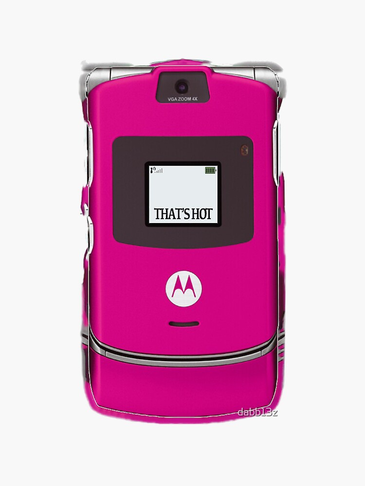 hot pink razr phone