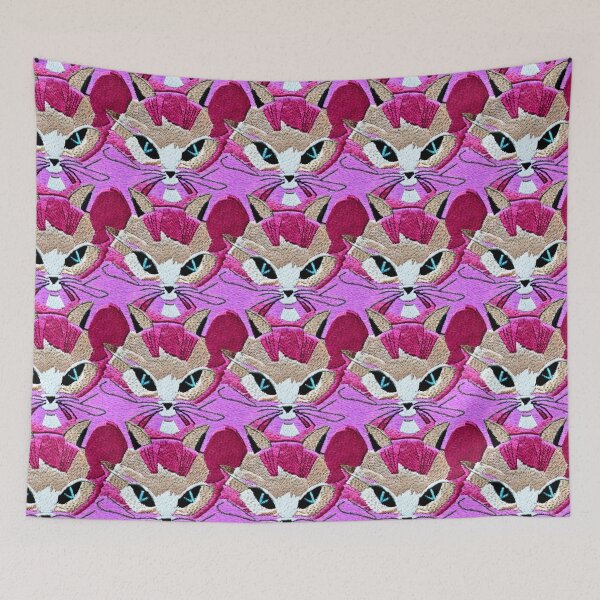 Item preview, Magenta cats designed and sold by KoroCincoCats.
