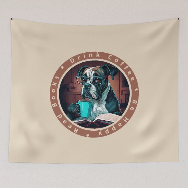 Item preview, Read Books Drink Coffee Be Happy designed and sold by GrumpyFella.