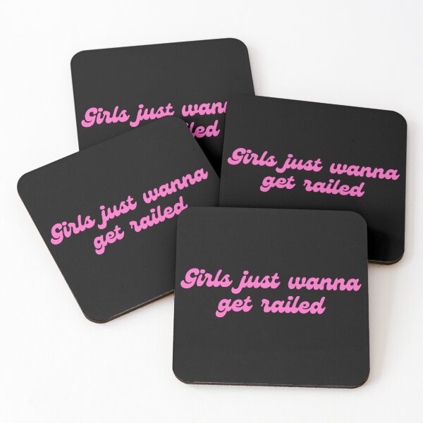Item preview, Girls Just Wanna Get Railed Pink designed and sold by KinkShoppe.