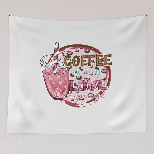 Item preview, coffee is my love language designed and sold by assia lachgar.